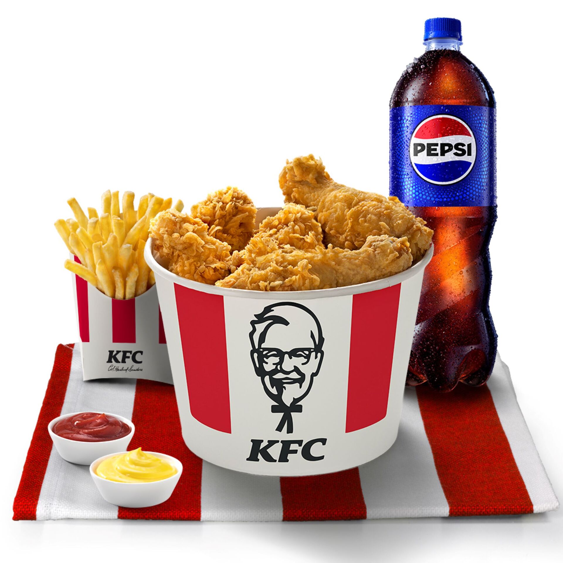 KFC. Баскет S Крылышки и Ножки Комбо